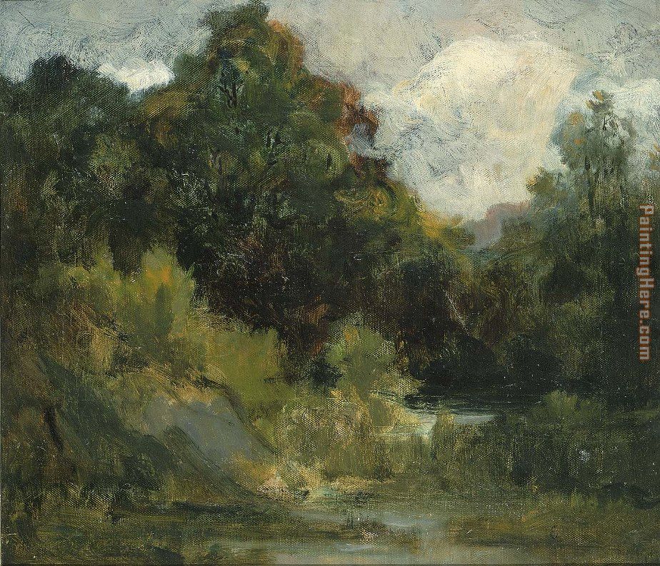 Edward Mitchell Bannister Landscape (trees) painting anysize 50% off ...